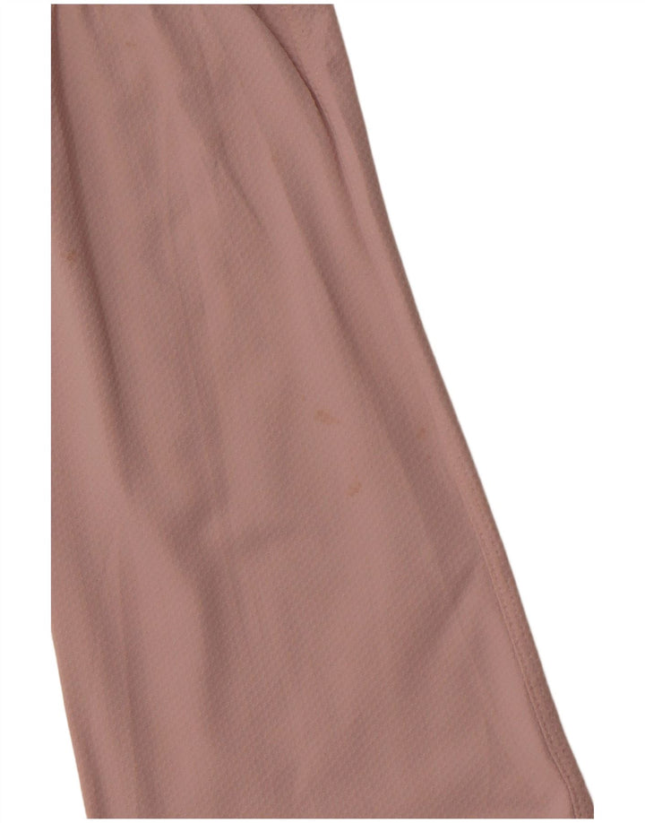 LULULEMON Crop Top cu mânecă lungă pentru femei, cu tăiere largi, UK 14 Roz mediu