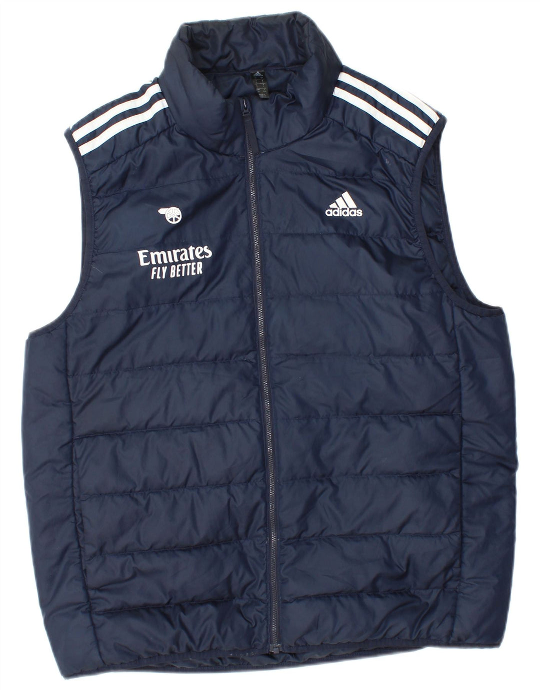 Gilet pentru bărbați Adidas Graphic Padded UK 40 Large Bleumarin