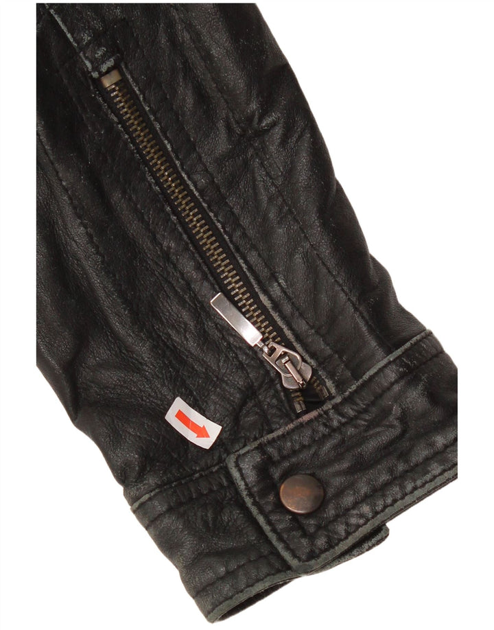Geaca de piele pentru femei MOTIVI UK 14 Medium Black