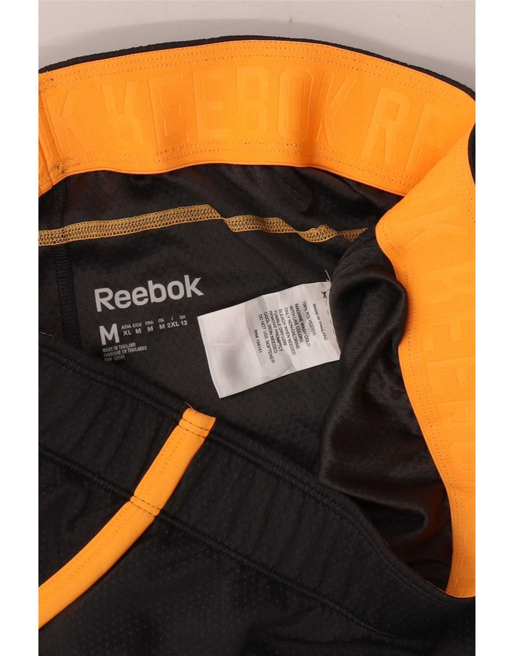 Pantaloni scurti sport Reebok pentru femei UK 12 Medium Gri Poliester