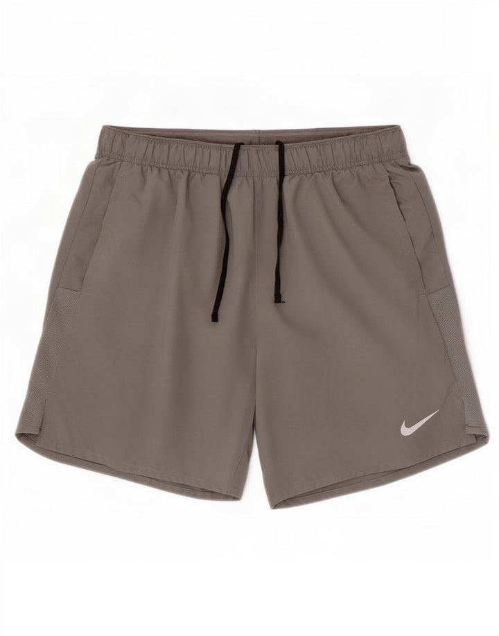 Pantaloni scurți sport Nike Dri Fit pentru bărbați, gri mediu, poliester