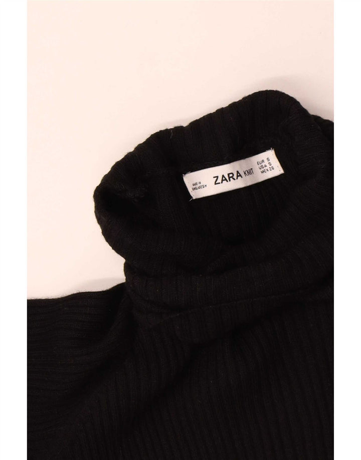 Rochie Maxi Jumper pentru Damă Zara UK 8 Mic Negru