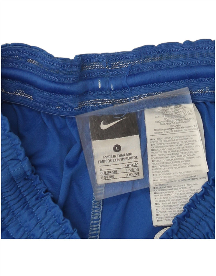 Pantaloni scurți sport Nike pentru bărbați, mari, albastru, poliester