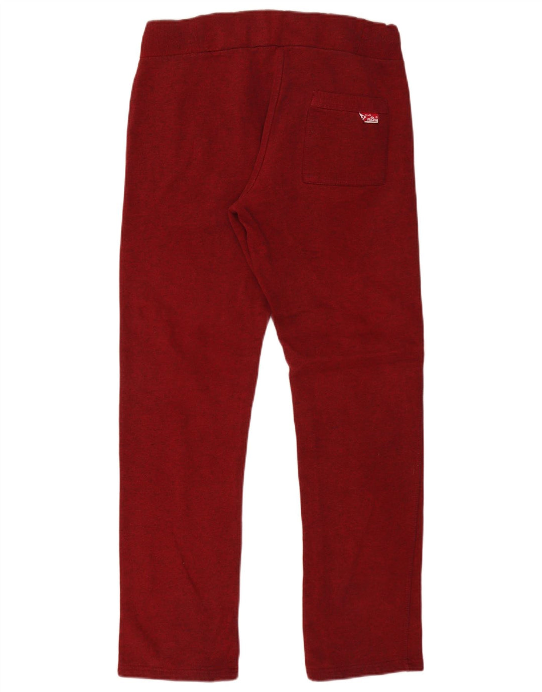 Pantaloni de trening grafic Superdry pentru bărbați, bumbac roșu mic