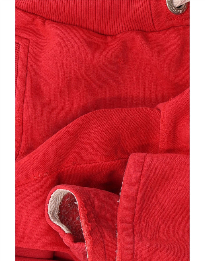 Pantaloni de trening grafic Superdry pentru bărbați, roșu mediu