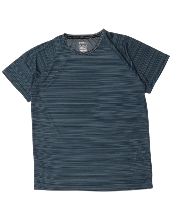 Tricou pentru bărbați Mountain Warehouse Top XL Blue Striped