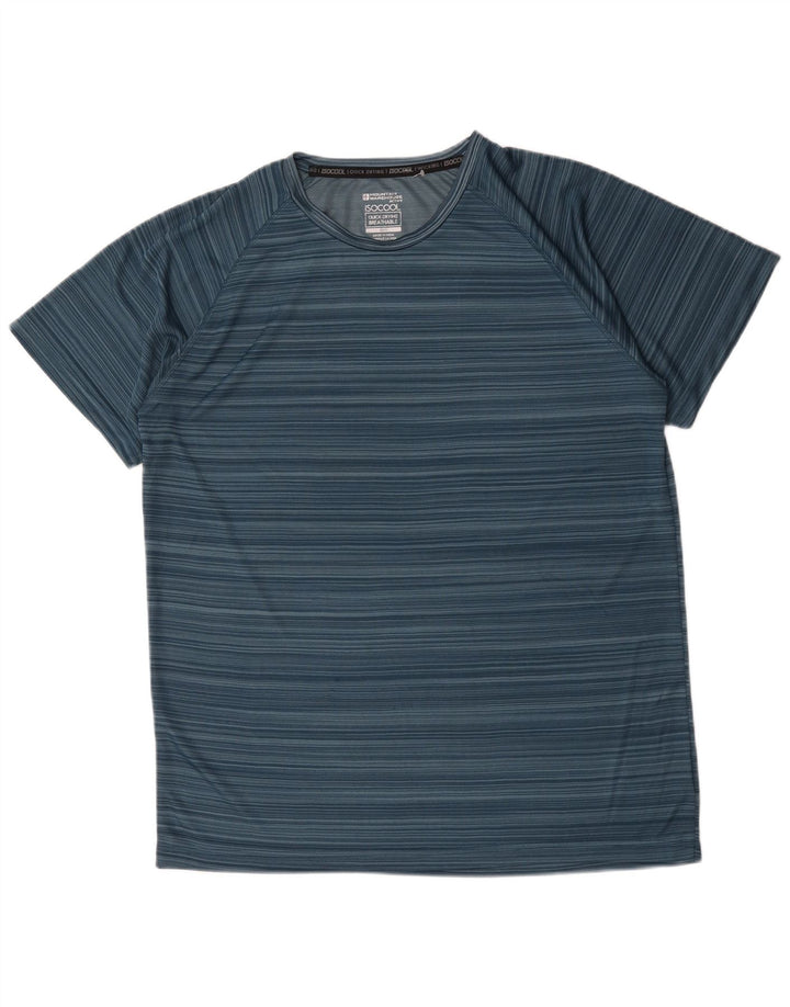 Tricou pentru bărbați Mountain Warehouse Top XL Blue Striped