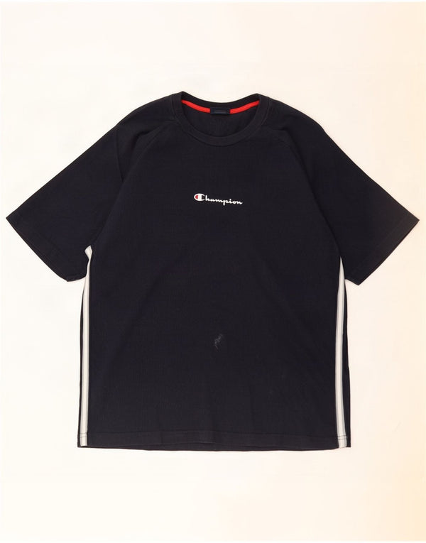 Tricou pentru bărbați Champion Top mare din bumbac bleumarin