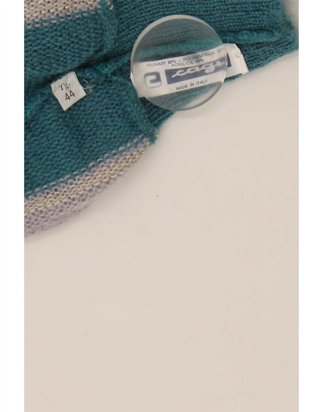Pulover pentru femei Cagi cu gât rulat IT 44 Medium Multicolor Colorblock