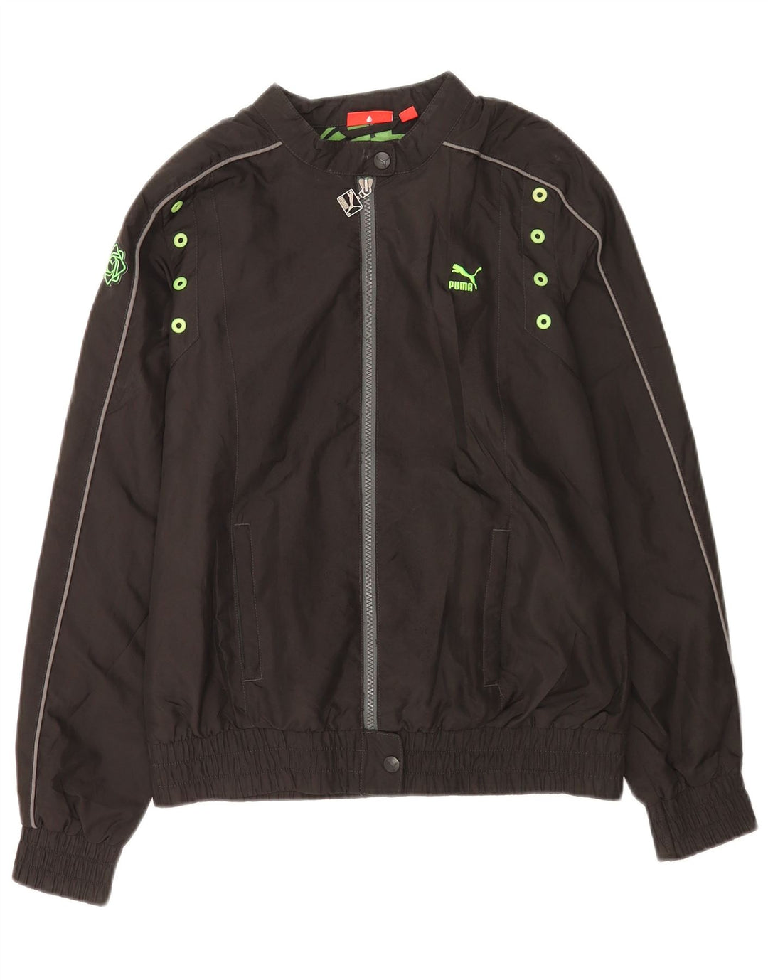 Jachetă Bomber pentru femei Puma UK 12 Poliester mediu negru