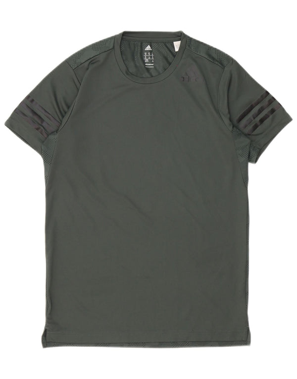 Tricou Adidas Climacool pentru bărbați Top XS Poliester camuflaj verde