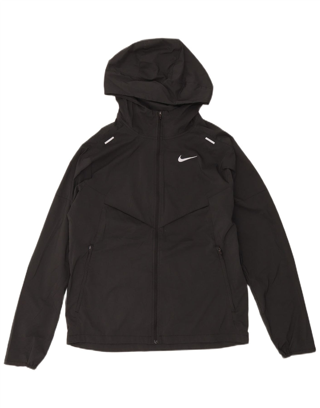 Jachetă de top pentru trening cu glugă Nike pentru bărbați, poliester negru mic