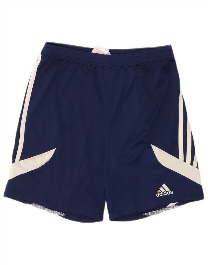 Pantaloni scurți sport Climalite ADIDAS 11-12 ani mari, bleumarin