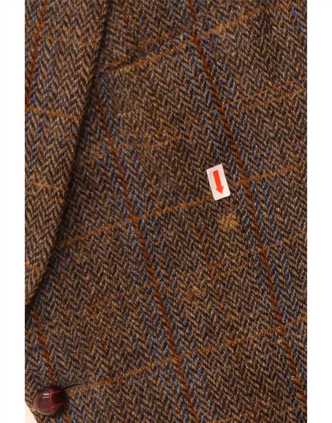 Blazer pentru bărbați Walker and Hawkes Harris Tweed IT 46 3XL maro