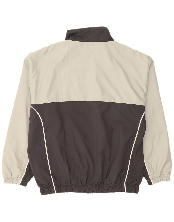 Jachetă de top pentru trening Reebok pentru bărbați, gri mediu