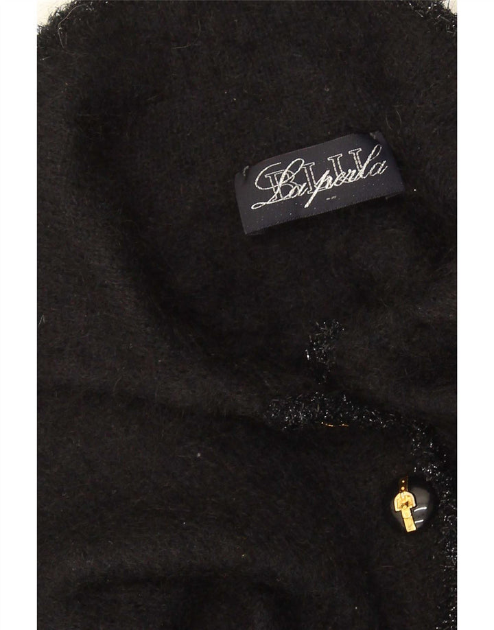 Pulover cardigan pentru femei La Perla UK 12 Medium Black Mohair