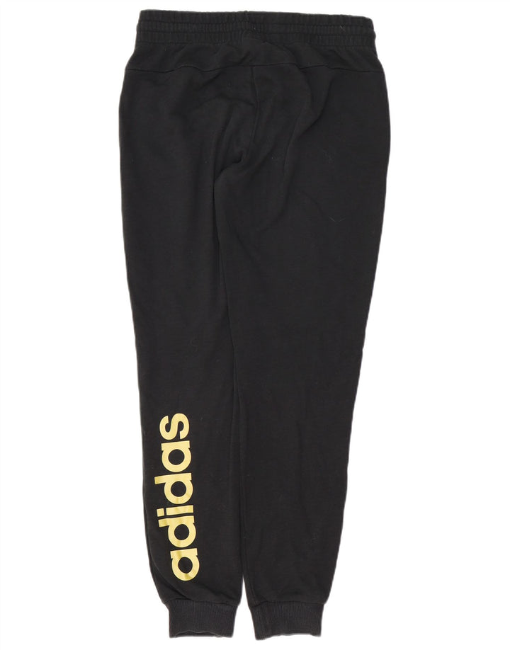Pantaloni de trening grafic pentru femei ADIDAS Pantaloni de jogging UK 8/10 Small Black