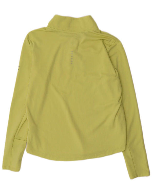 Top de trening Nike Dri Fit Graphic Pulover pentru femei UK 14 Medium Green