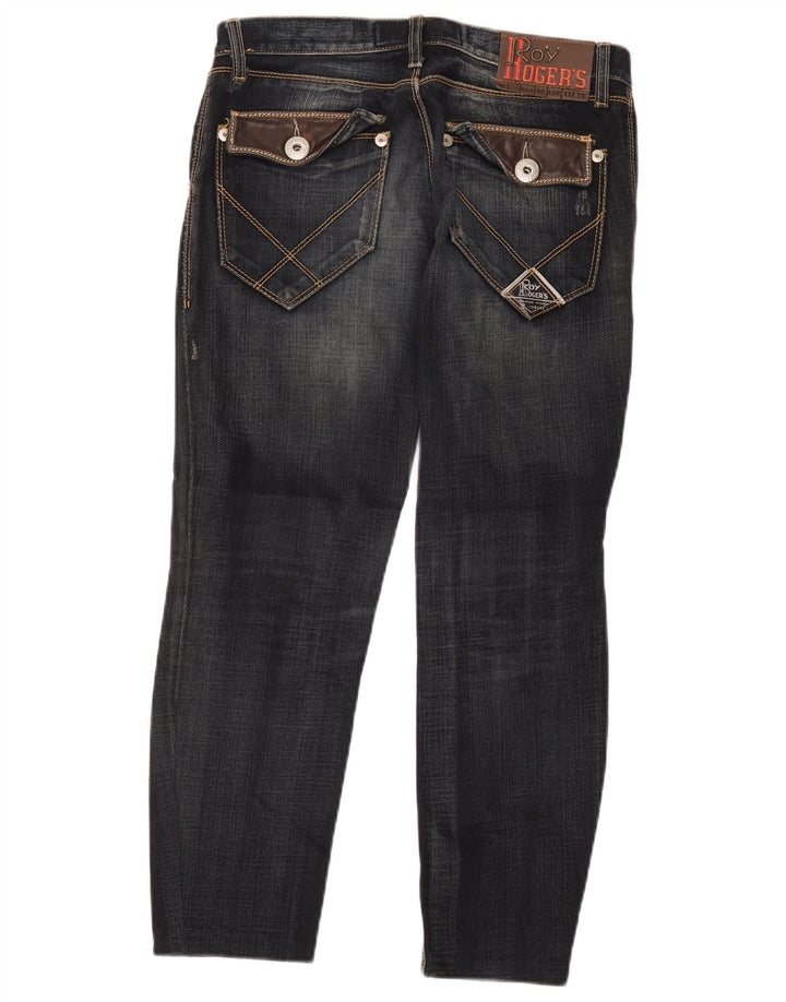 Blugi slim pentru femei Roy Rogers Distressed W28 L26 Blue