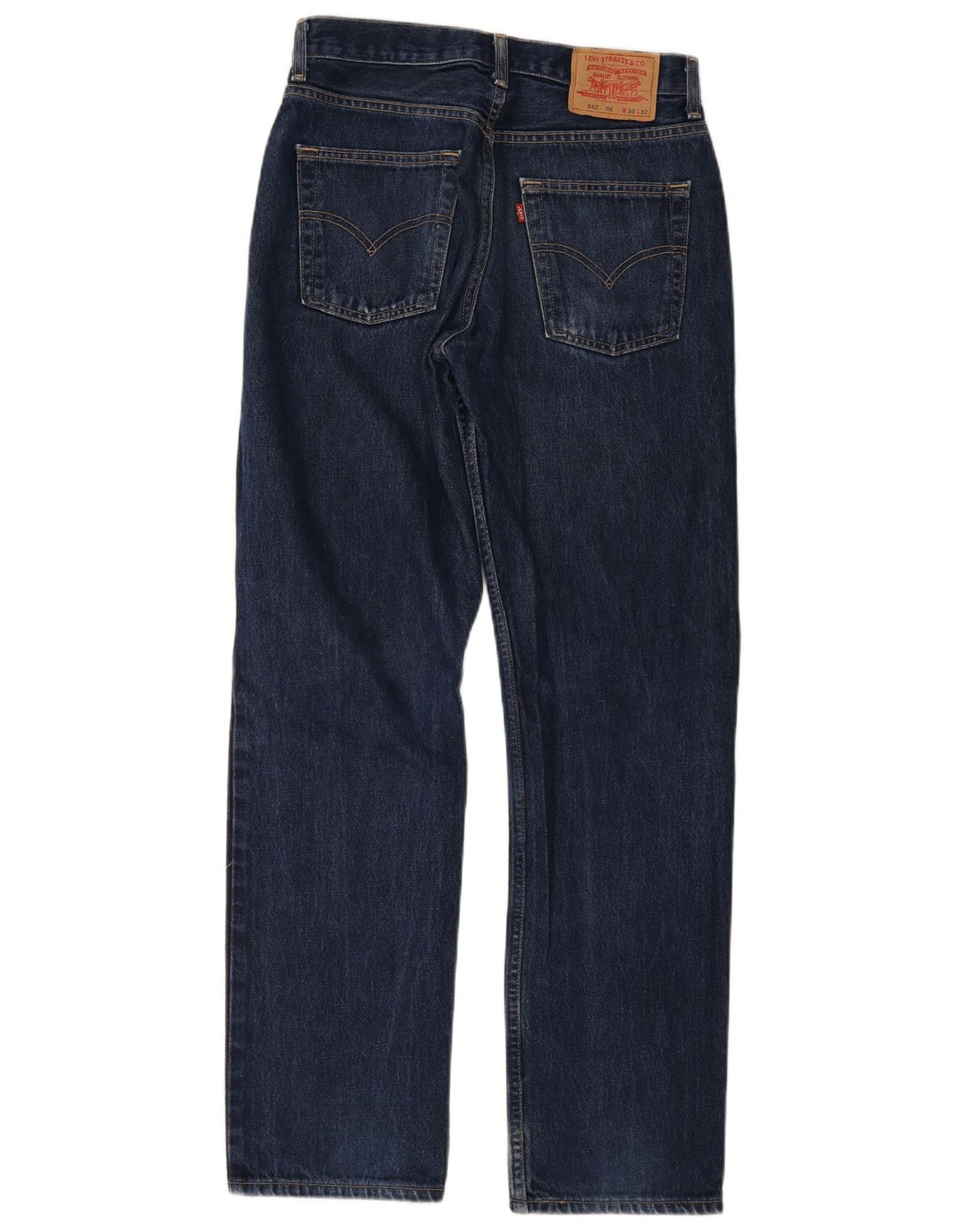 Blugi drepti pentru bărbați Levi's 582 W30 L32 Bumbac albastru