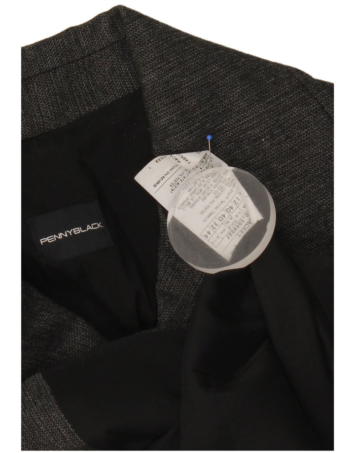 Jachetă pentru femei Penny Black cu piept dublu, UK 12, gri mediu