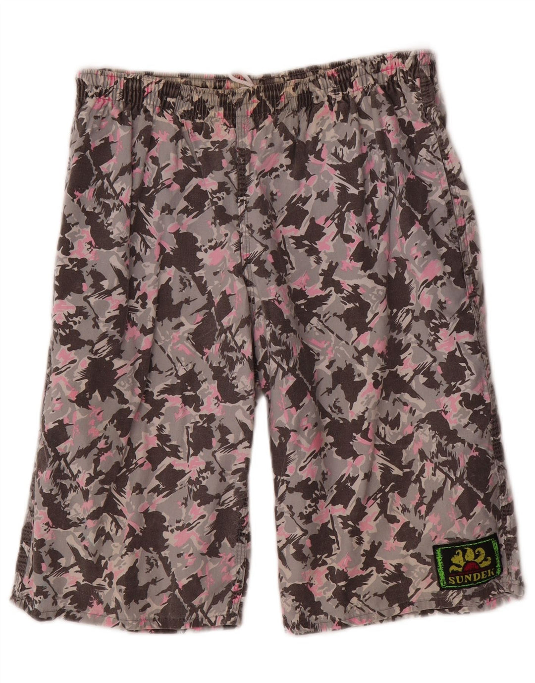 Sundek pantaloni scurți sport pentru bărbați, bumbac camuflaj, multicolor, mediu