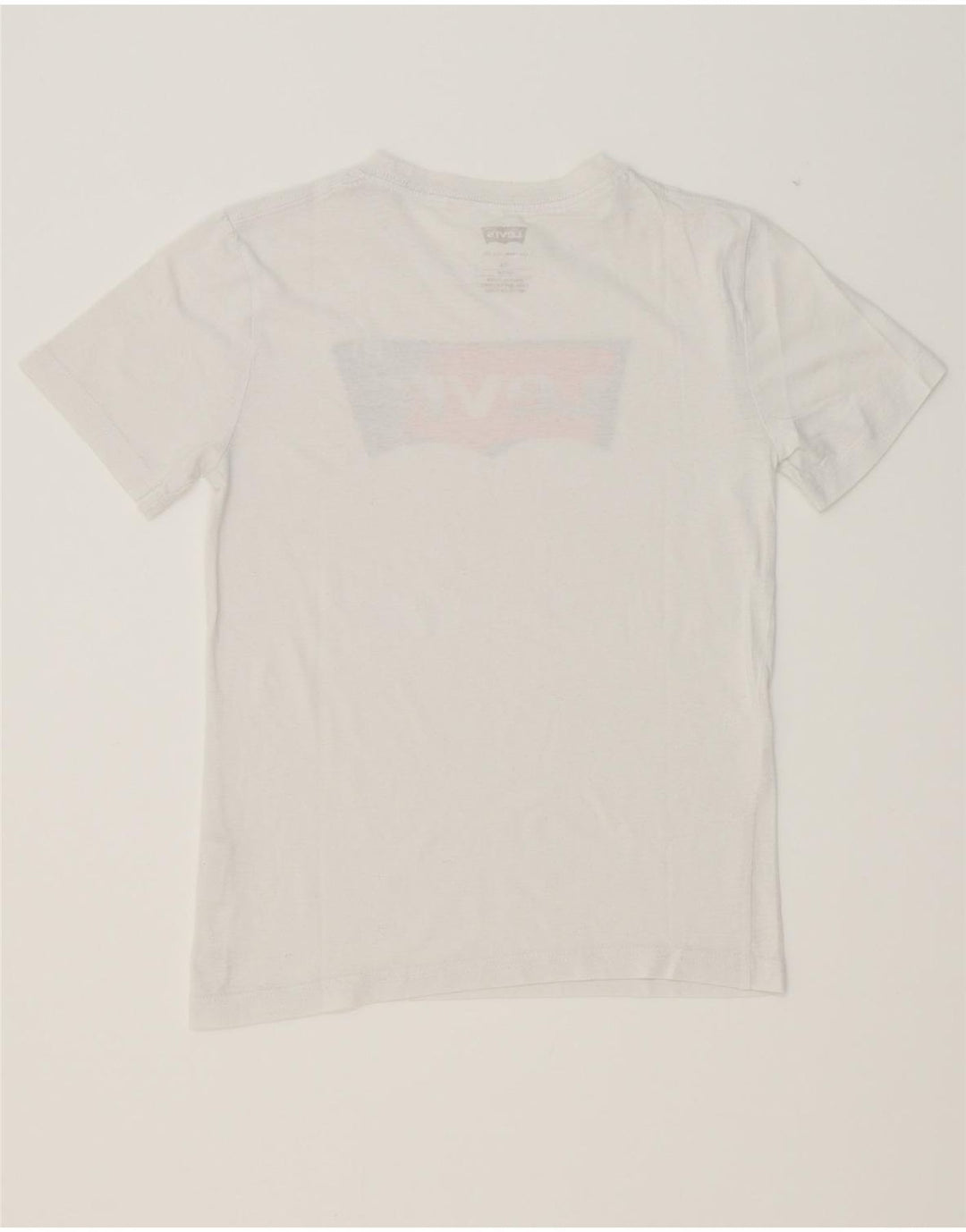 LEVI'S Boys Graphic T-Shirt Top 11-12 Years White Vintage Levi's and Second-Hand Levi's from Messina Hembry 