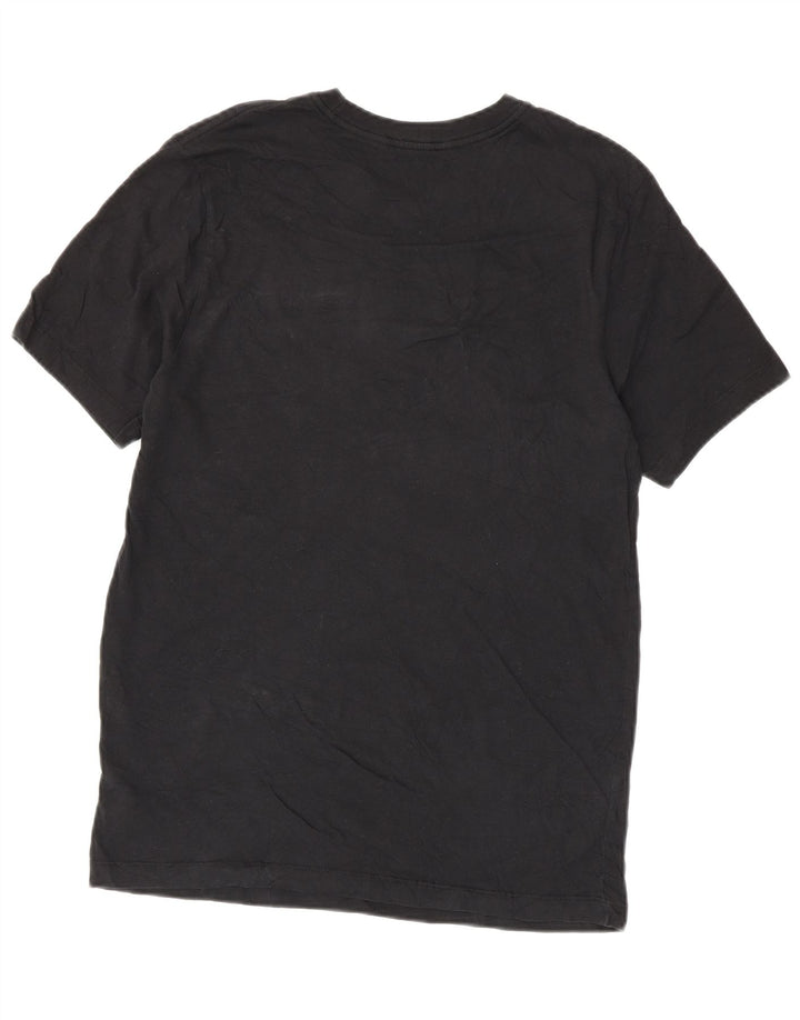 Tricou grafic pentru bărbați NIKE Top mediu negru bumbac