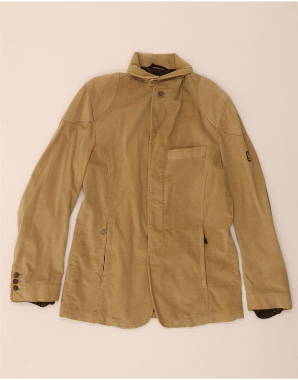 Jachetă Belstaff pentru bărbați UK 36, bumbac, bej mic