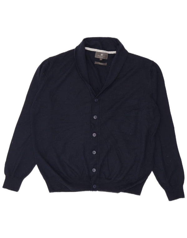 Pulover cardigan croit pentru bărbați Marks & Spencer 2XL bleumarin acrilic
