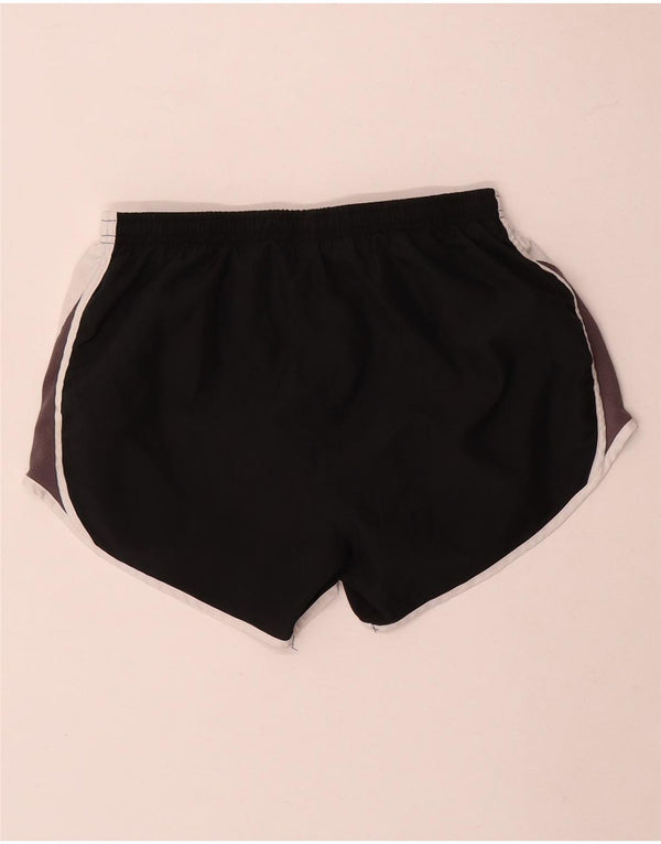 Pantaloni scurți sport Nike Dri Fit pentru femei UK 10, negru, poliester color bloc