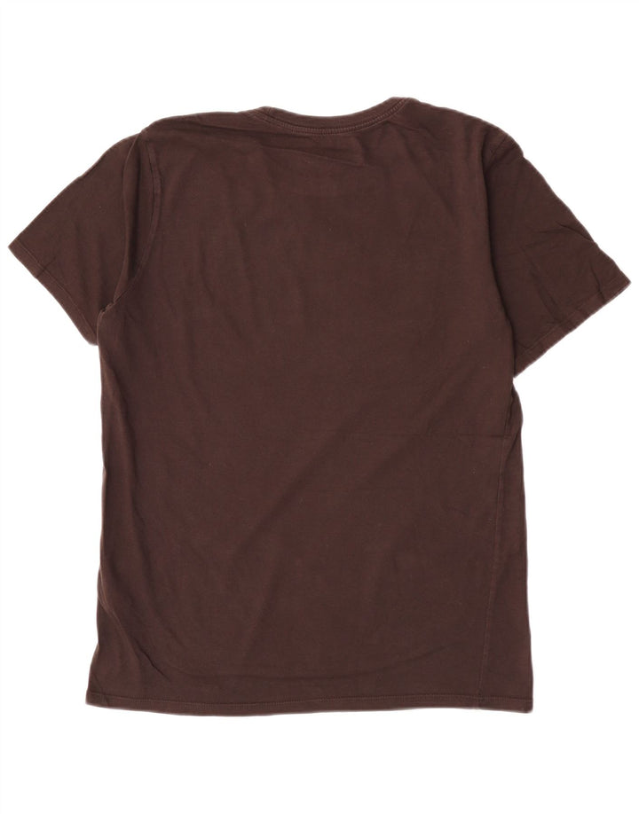 Tricou grafic Nike Roma pentru bărbați Top din bumbac maro mediu