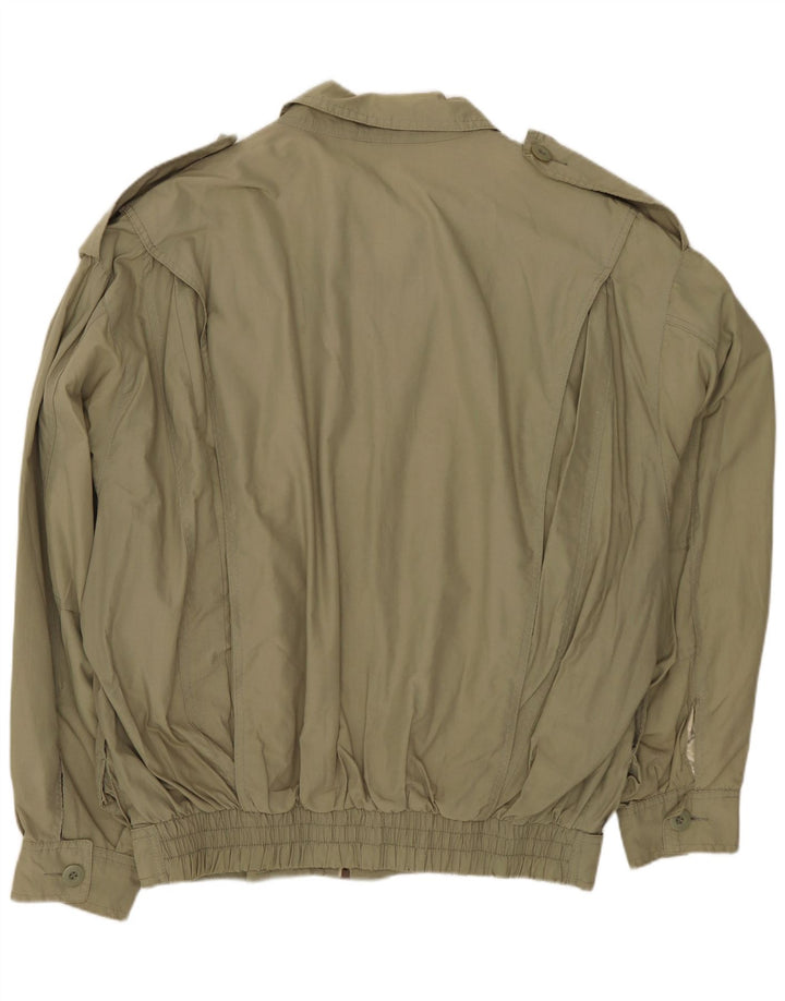 Jachetă militară vintage pentru bărbați IT 50 mare bumbac kaki