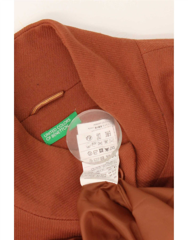 Pardesiu pentru femei Benetton UK 14 mare, maro, poliester