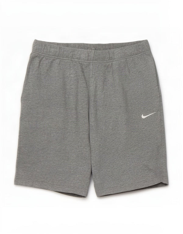 Pantaloni scurți sport Nike pentru bărbați, bumbac cu pete gri medii