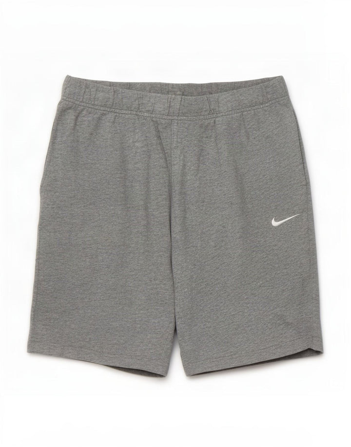 Pantaloni scurți sport Nike pentru bărbați, bumbac cu pete gri medii