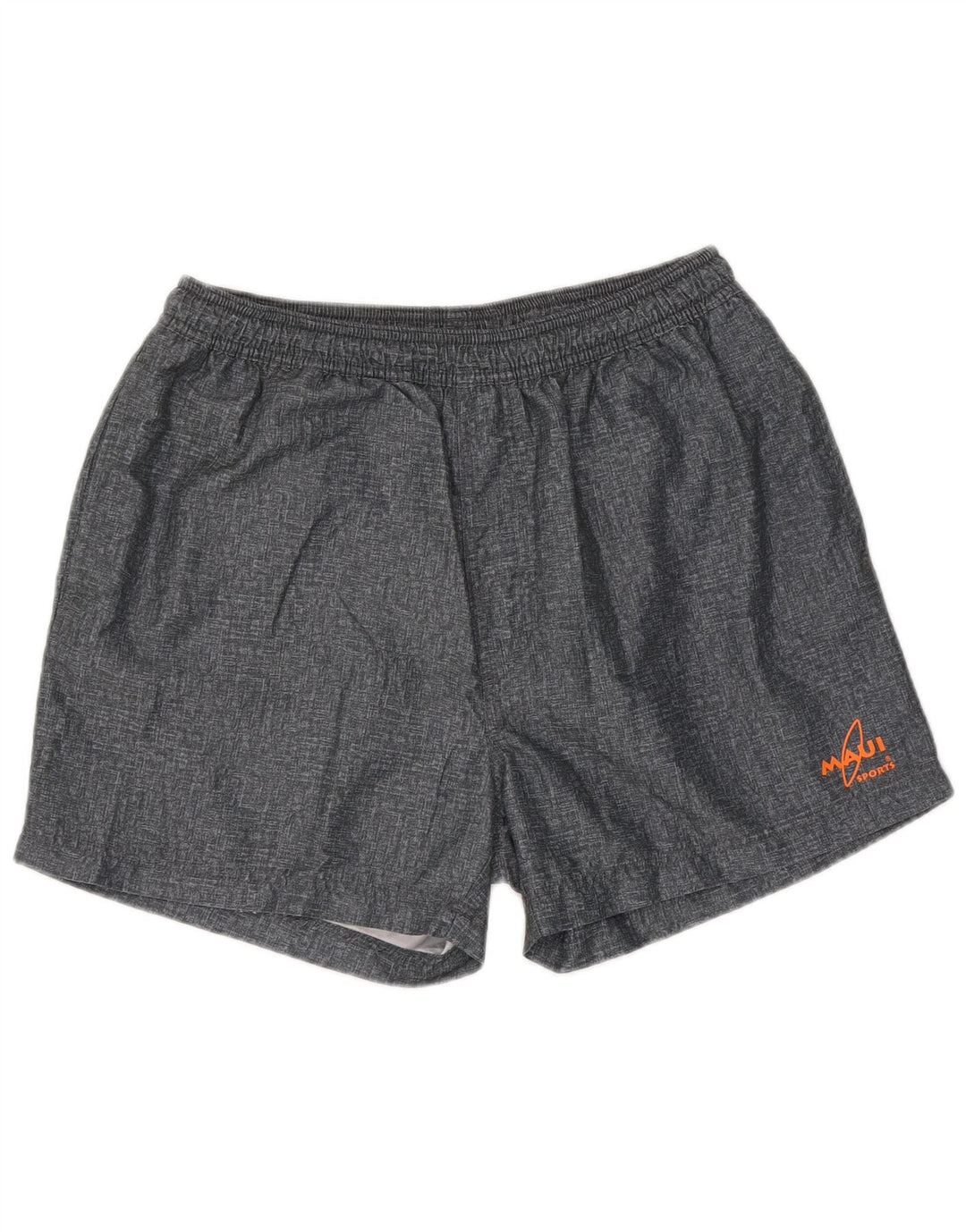 Pantaloni scurți sport vintage pentru bărbați, mari, gri, poliester