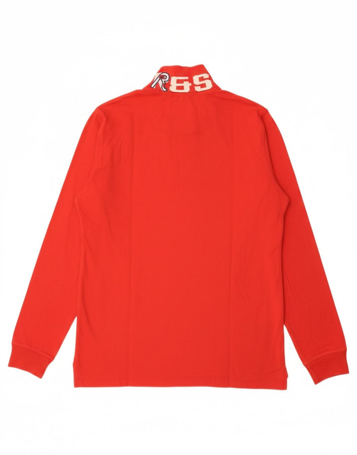 REPLAY Boys Graphic Top Long Sleeve 15-16 Years 2XL Red Vintage Replay and Second-Hand Replay from Messina Hembry 