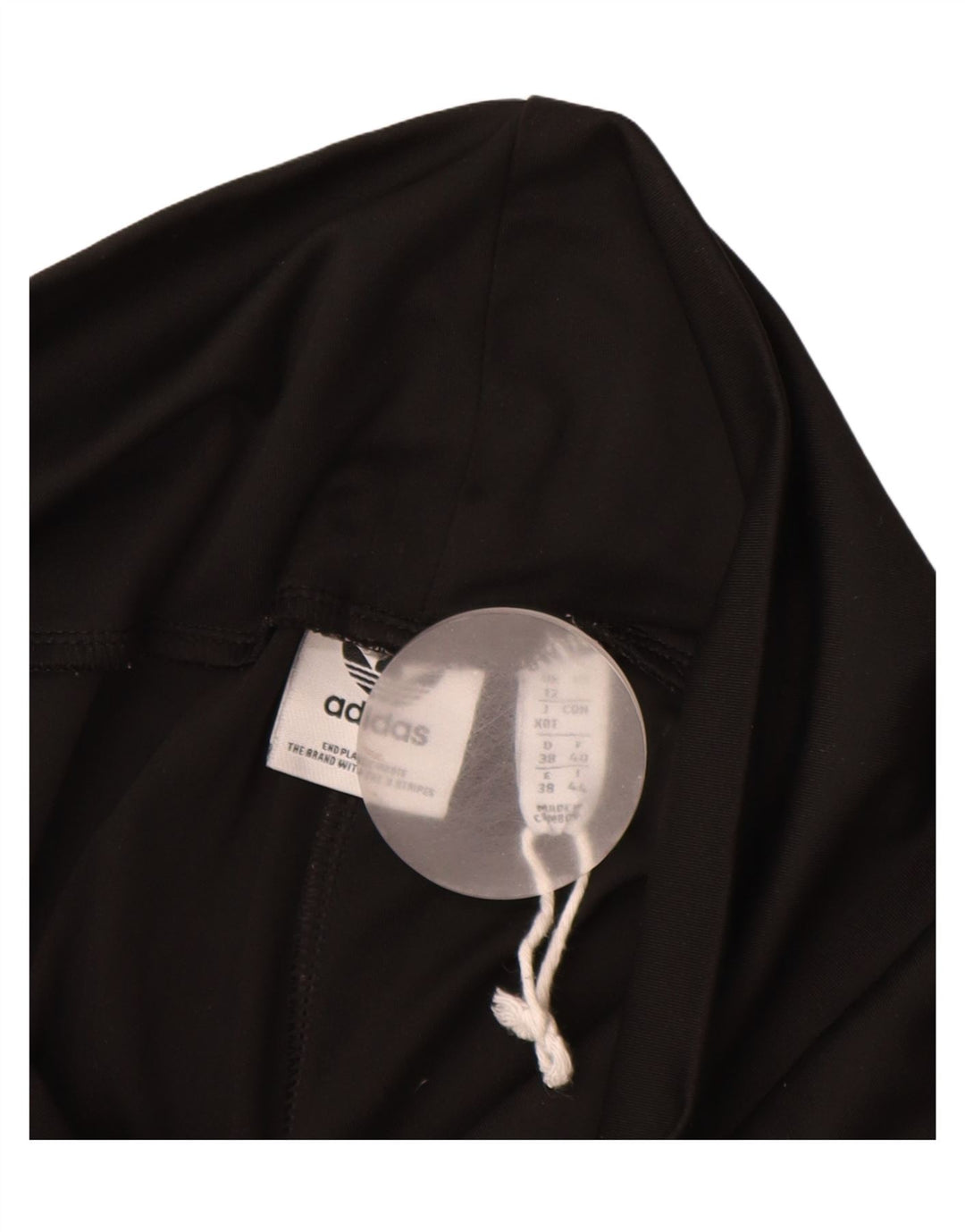 Leggings grafic ADIDAS pentru femei UK 12 Poliester mediu negru