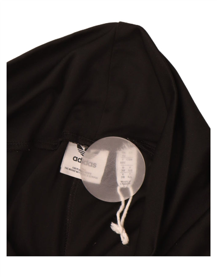 Leggings grafic ADIDAS pentru femei UK 12 Poliester mediu negru