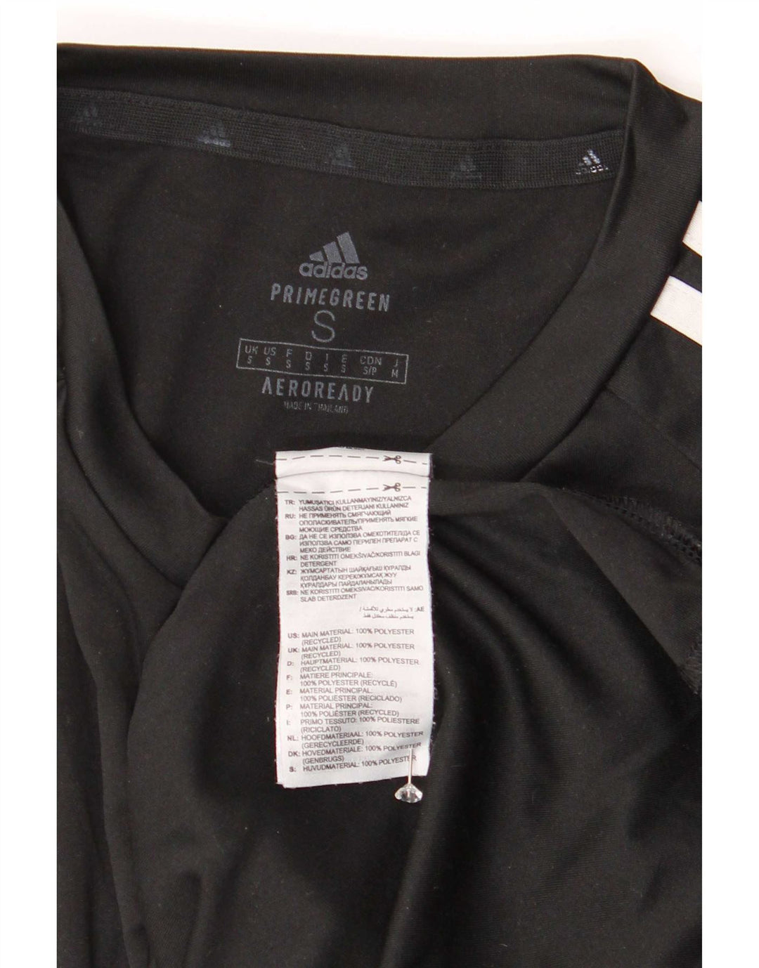 Tricou pentru bărbați Adidas Aeroready Top mic poliester negru