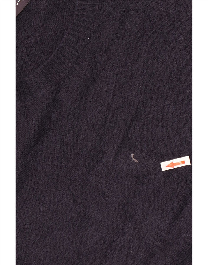 Pulover pentru femei Marks & Spencer cu decolteu cu barca UK 12 Medium Bleumarin