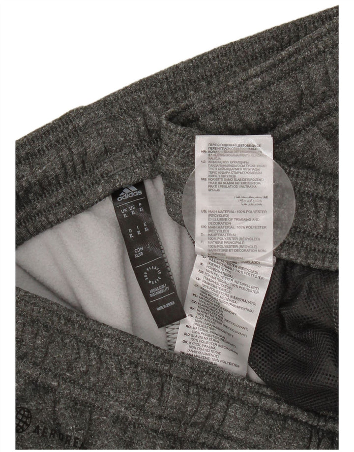 Pantaloni de trening Adidas pentru bărbați, XL, gri poliester cu pături
