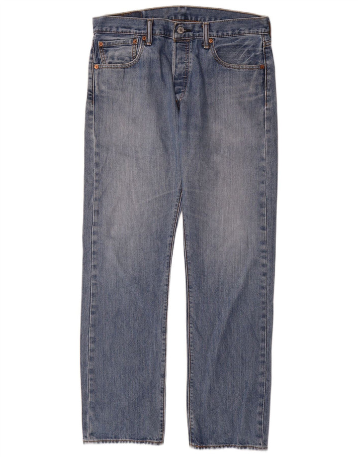 Blugi drepti pentru bărbați Levi's 501 W32 L32 Bumbac albastru