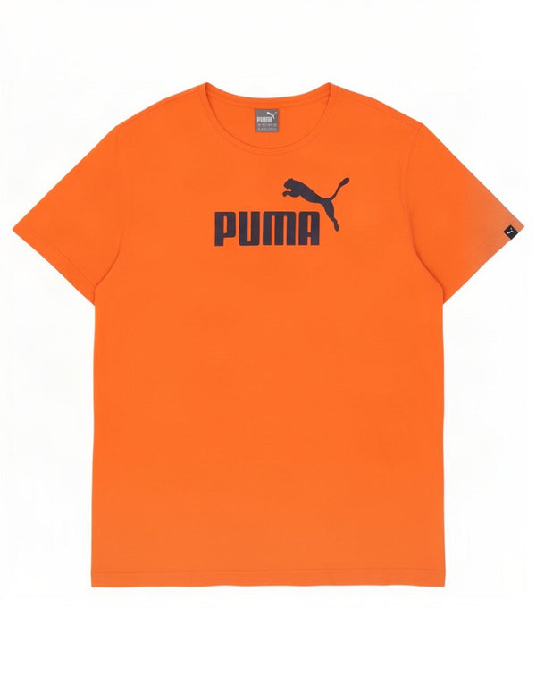Tricou grafic Puma pentru bărbați Top XL bumbac portocaliu