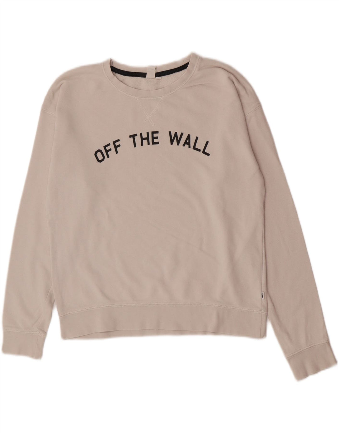 Pulover cu grafic pentru femei Vans UK 10 Bumbac alb mic