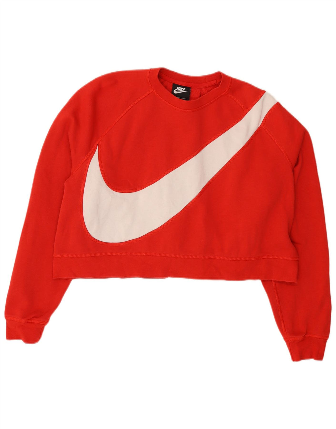 Pulover NIKE pentru femei oversized Crop Graphic Pulover UK 16 Large Red
