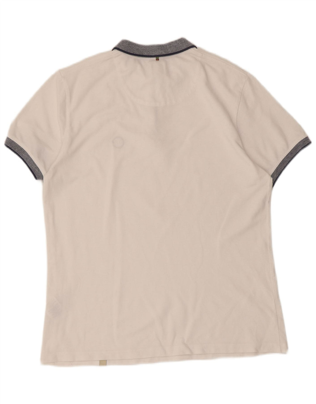 Tricou polo rugby pentru bărbați Pretty Green, bumbac alb mediu