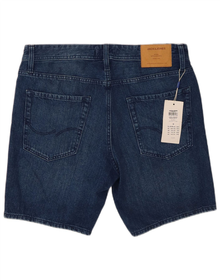Pantaloni scurți din denim Jack & Jones pentru bărbați, de culoare medie, W32, albastru