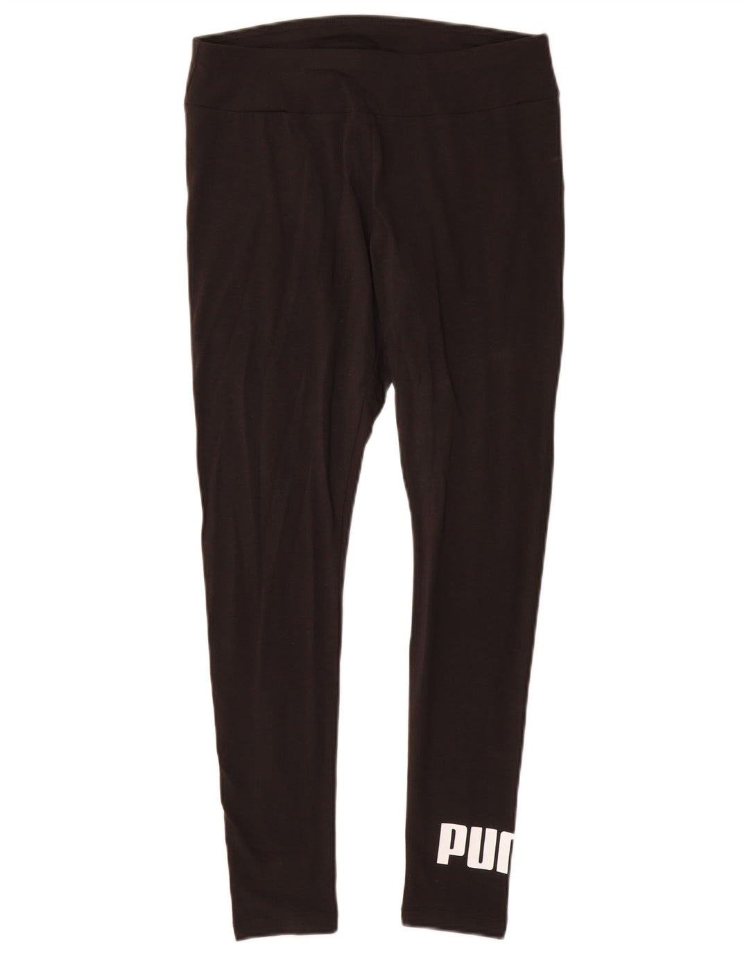 Leggings grafic PUMA pentru femei UK 12, bumbac mediu negru